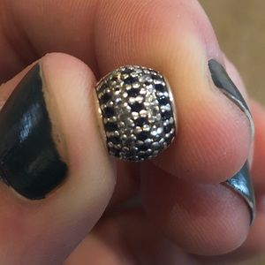 Blue jeweled Pandora charm!